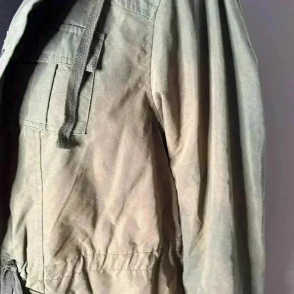 Torrid Utility Green Hooded Jacket Size 00 - Picture 5 of 9